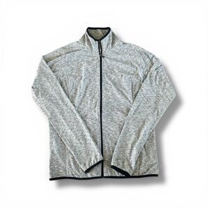 [Tek Gear] Heather Gray Full-Zip Sweatshirt